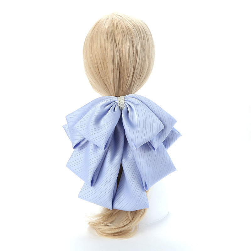 Women's Retro Bow Knot Cloth Hair Clip