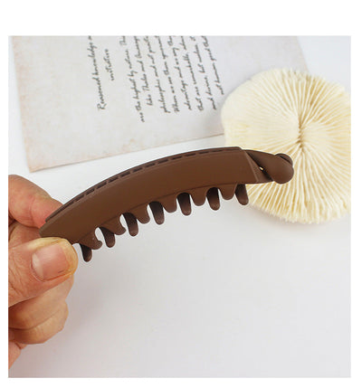 fashion geometric solid color arylic hair clip 1 piece