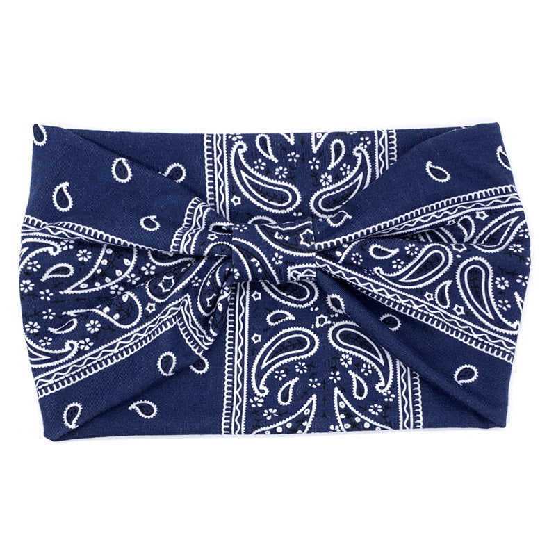 bohemian water droplets cloth hair band