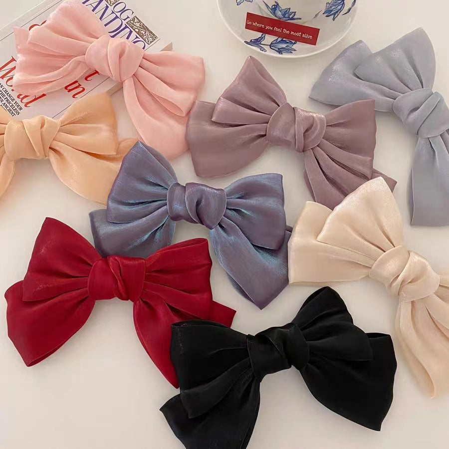 Women's Simple Style Classic Style Bow Knot Cloth Hair Clip