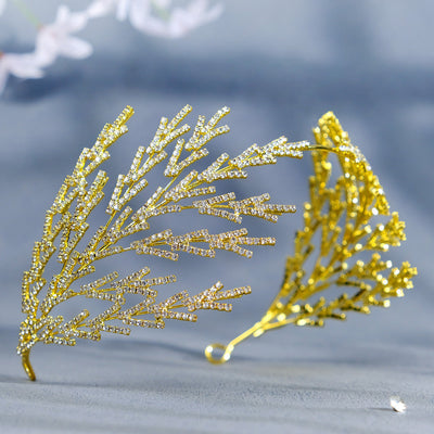 Women's Exaggerated Shiny Geometric Rhinestone Inlay Rhinestones Hair Band