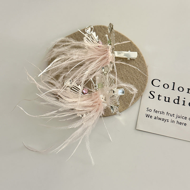 Women's Sweet Solid Color Alloy Hair Clip