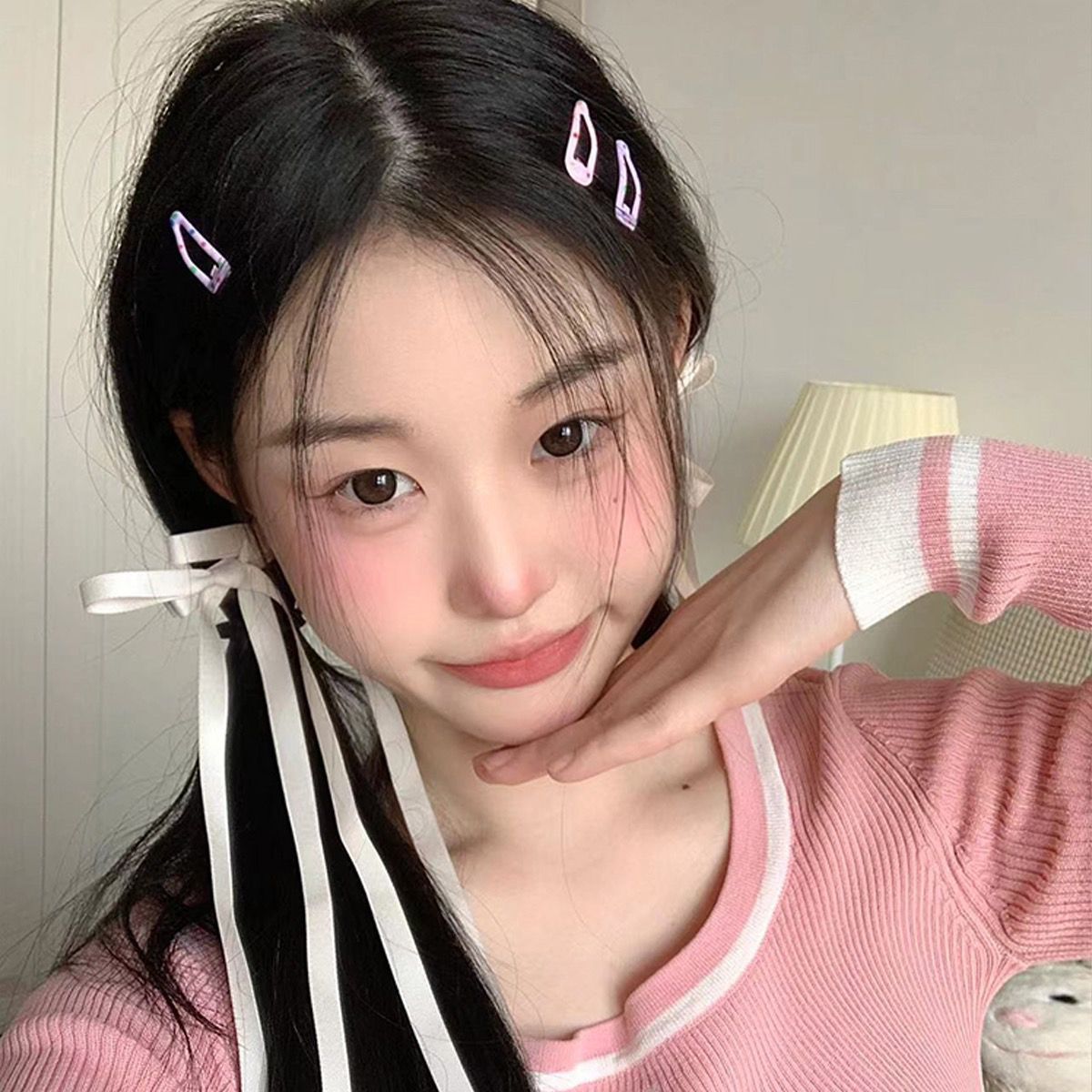 Women's Sweet Simple Style Bow Knot Cloth Bowknot Hair Clip