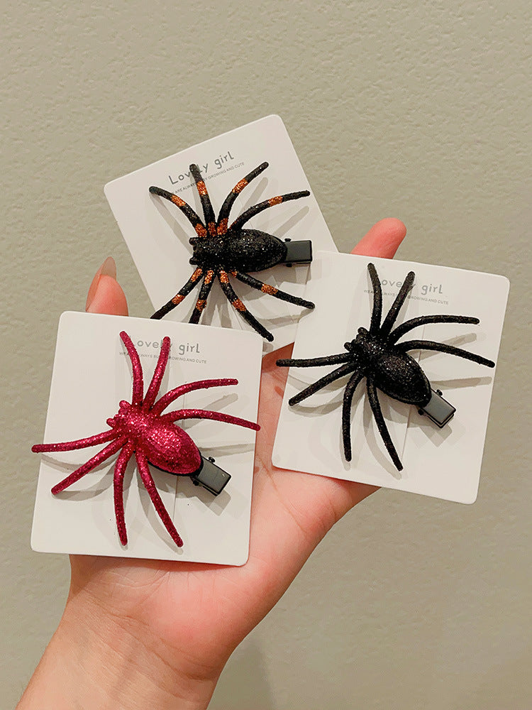 Women's Exaggerated Spider Mixed materials Hair Clip