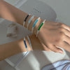 Copper Geometric Solid Color Bracelets