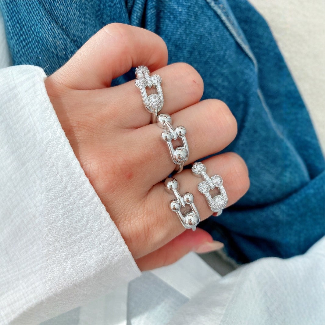 Jewelry Vintage Style Classic Style Geometric Copper Zircon Plating Rings Bracelets