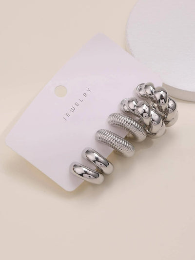 1 Set Casual Elegant Streetwear Geometric Plating Copper Earrings