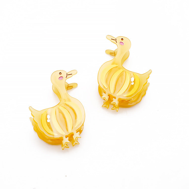Urrykid Original Design Pumpkin Duck Cartoon Acetic Acid Grip Japanese and Korean  Cute Hairpin Hairpin Hair Ornaments