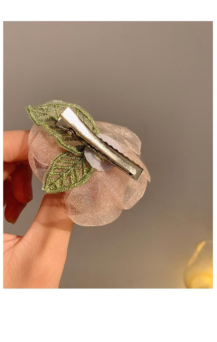 Women's Princess Sweet Rose Mixed materials Hair Clip Hair Tie