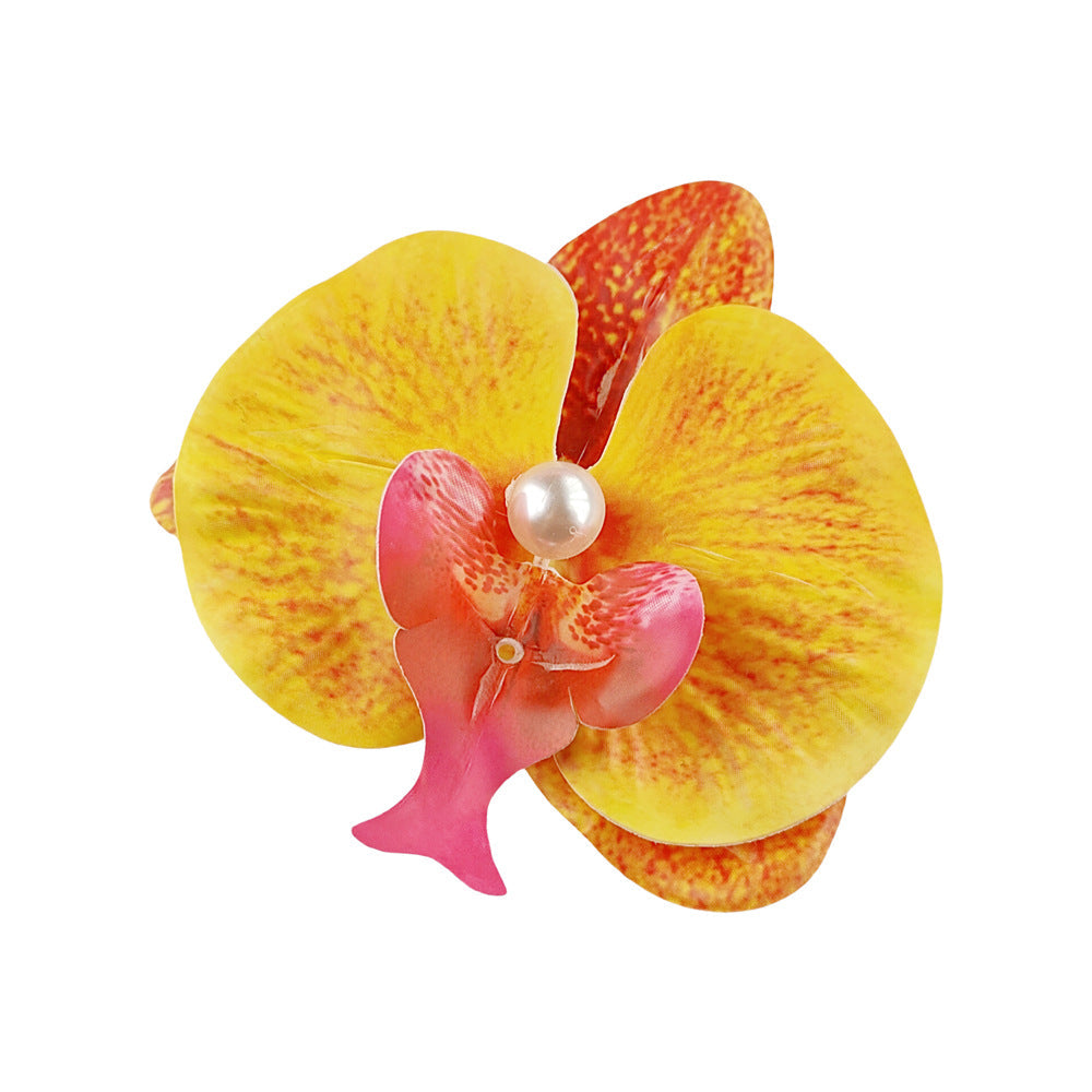 Women's Elegant Streetwear Floral Plastic Resin Hair Clip