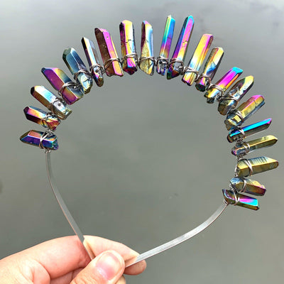 Women's Shiny Geometric Crystal Hair Band