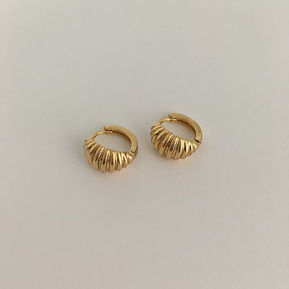 1 Pair Streetwear Geometric Plating Copper Earrings