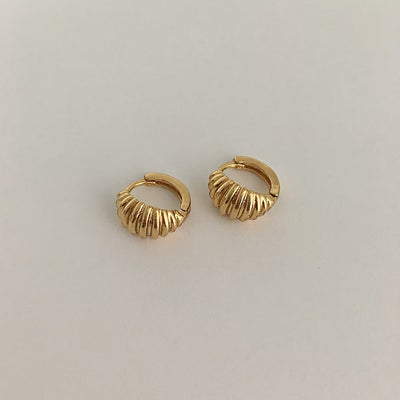 1 Pair Streetwear Geometric Plating Copper Earrings