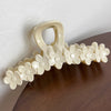 sweet flower plastic hair claws