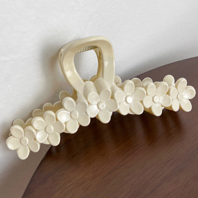 sweet flower plastic hair claws