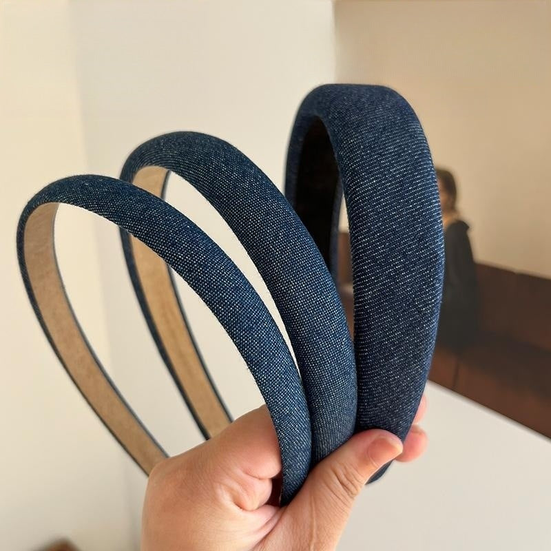 simple style solid color cloth hair band