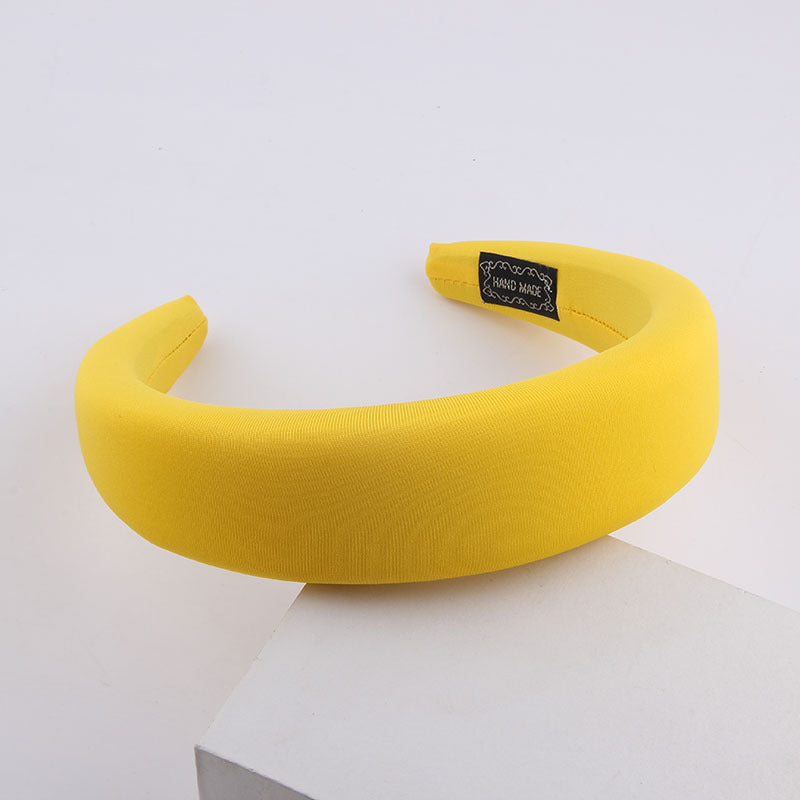 fashion multicolor milk silk sponge headband