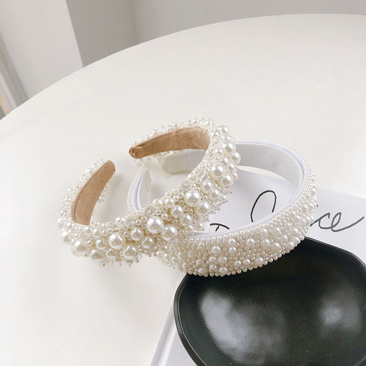 fashion full pearl headband