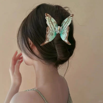 Women's IG Style Korean Style Butterfly Arylic Plating Hair Clip Hair Claws