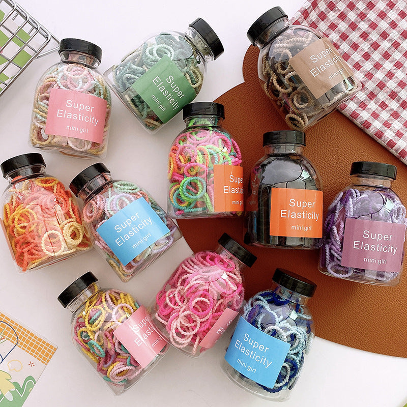 Girl'S Simple Style Classic Style Solid Color Cloth Contrast Collar Hair Tie