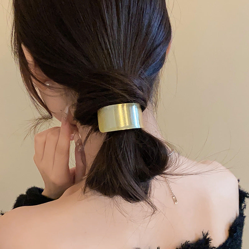 Women's IG Style Simple Style Solid Color Alloy Hair Tie