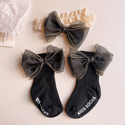 cute sweet flower bow knot ribbon lace sequins handmade hair band