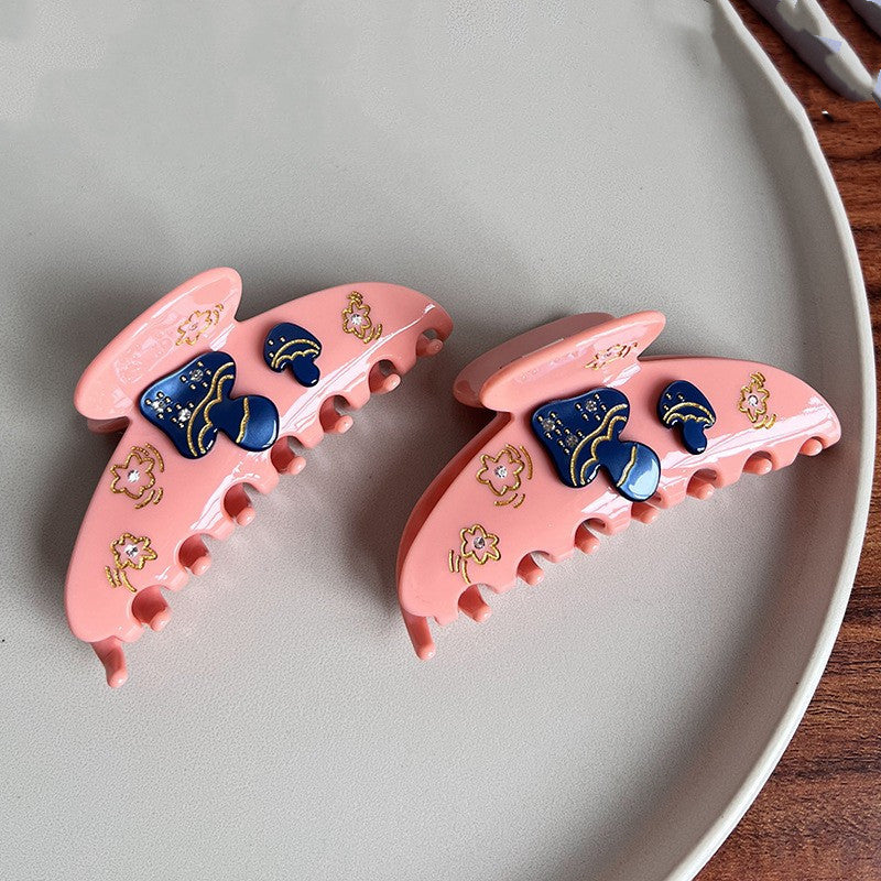 casual streetwear mushroom acetic acid sheets hair claws