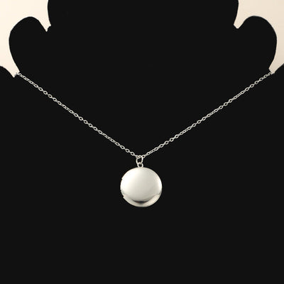 Jewelry IG Style Modern Style Classic Style Round 304 Stainless Steel Plating Pendant Necklace