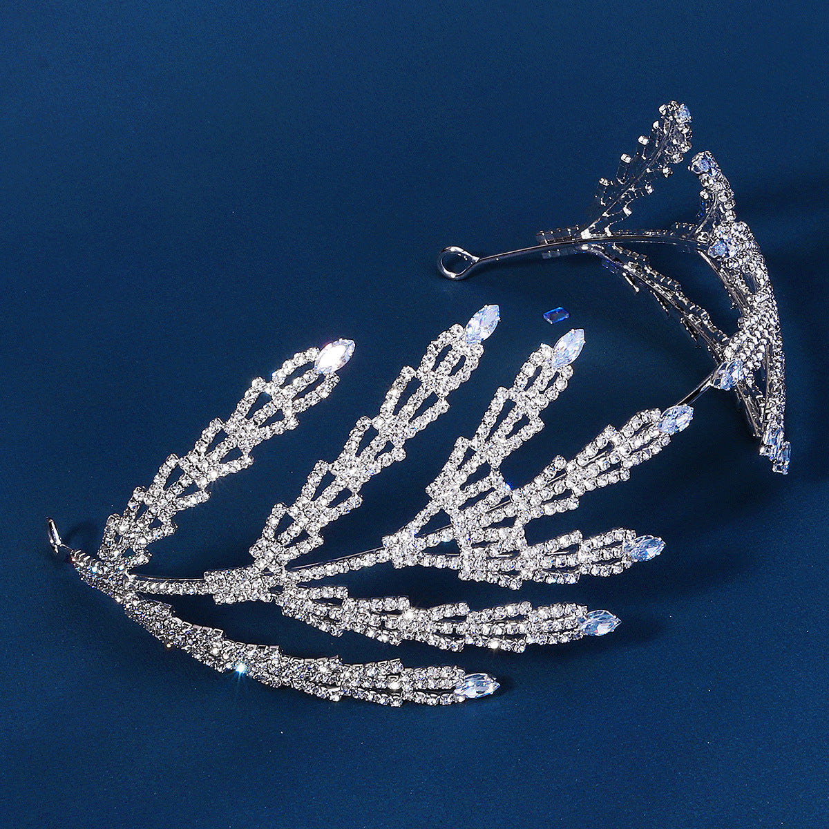 Women's Exaggerated Shiny Geometric Rhinestone Inlay Rhinestones Hair Band