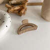 new milk tea coffee color clip elegant temperament hairpin simple hair accessories