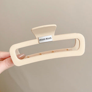 Cute love grab clip girl 2025 new popular high-end disc hair shark clip hairpin hair card headdress