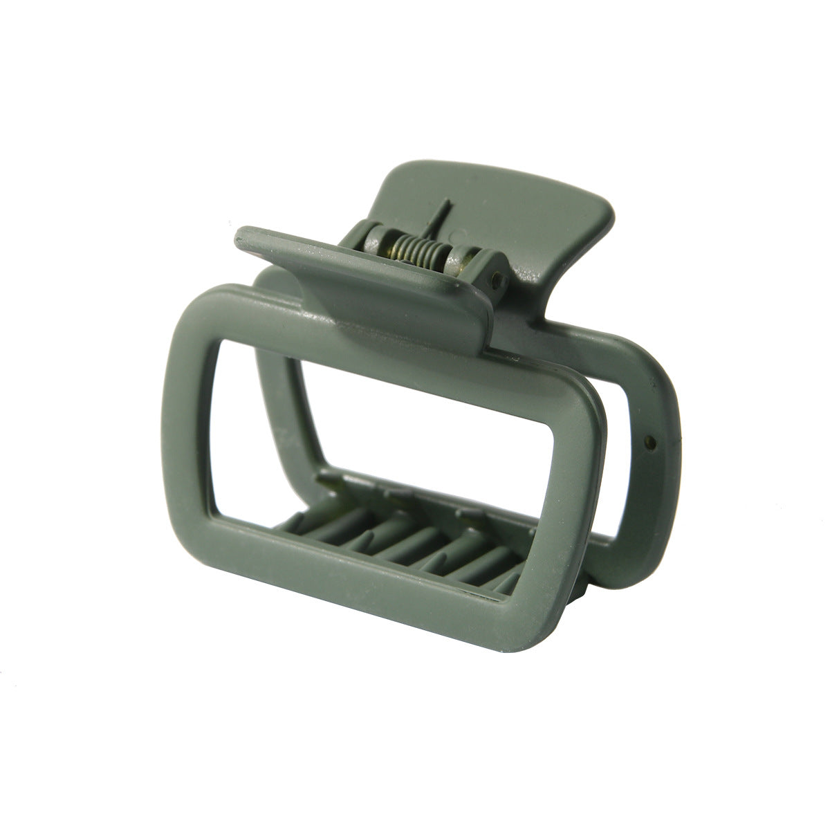 New Arrival Square Grip Spring/Summer Cream Color Shark Clip Female Back Head Updo Hair Clip