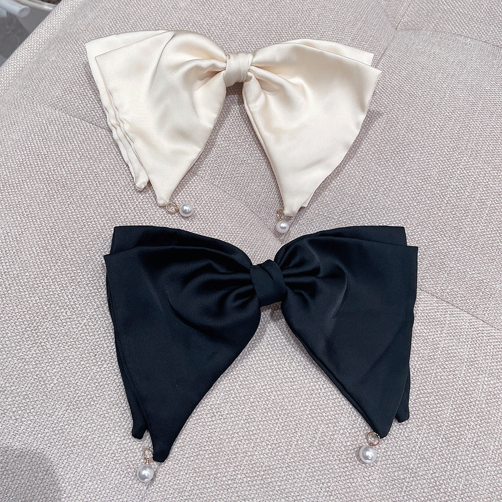 elegant bow knot cloth hair clip