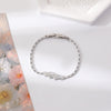 Copper Plating Inlay Geometric Zircon Bracelets