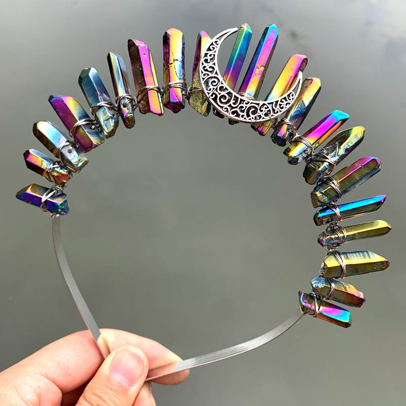 Women's Shiny Geometric Crystal Hair Band