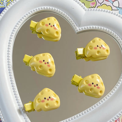 Women's Cute Poached Egg Plastic Hair Clip