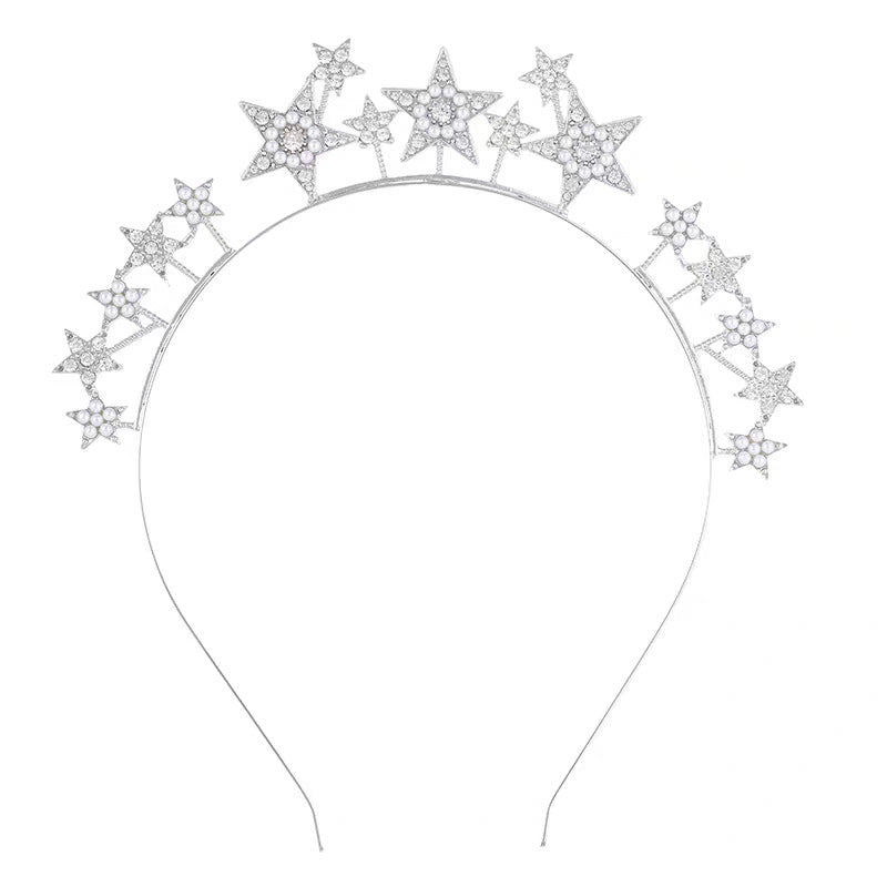 Women's Elegant Streetwear Star Alloy Plating Crown