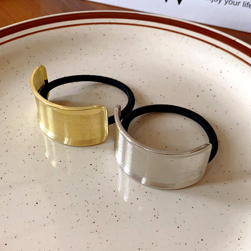 Women's IG Style Simple Style Solid Color Alloy Hair Tie