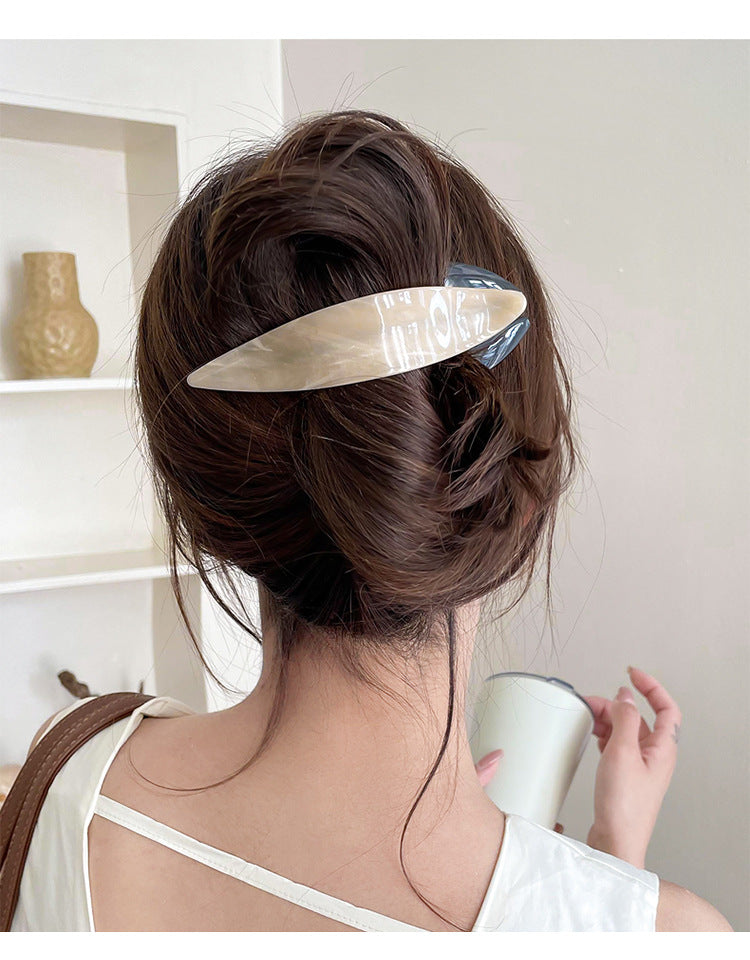 Women's Modern Style Classic Style Geometric Solid Color Arylic Hair Clip