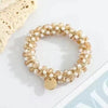 Women's Elegant Geometric Rhinestone Hair Tie