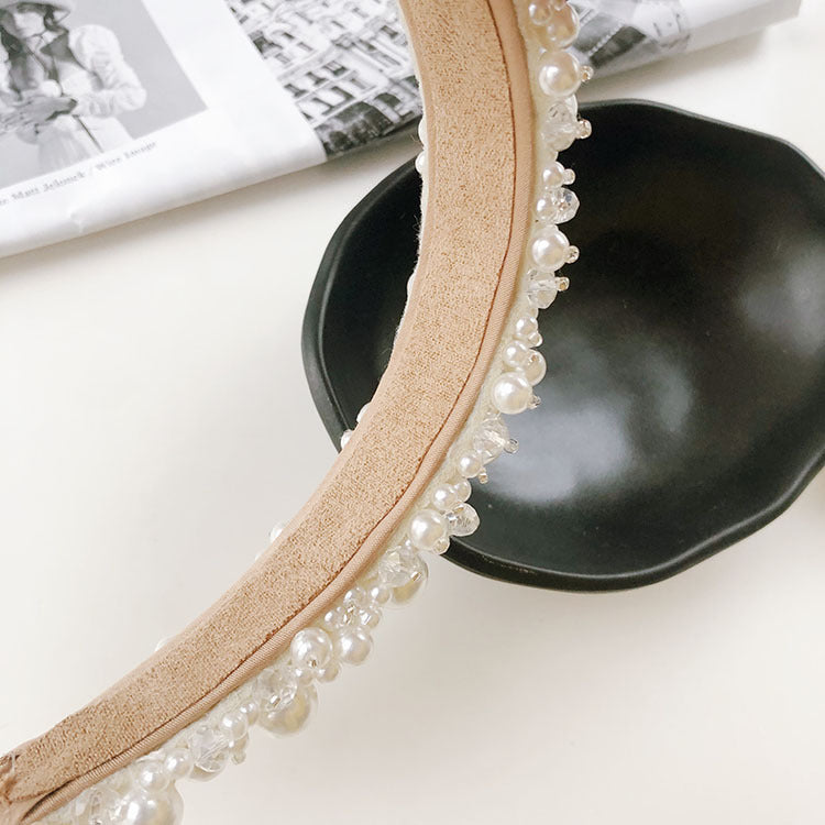 fashion full pearl headband