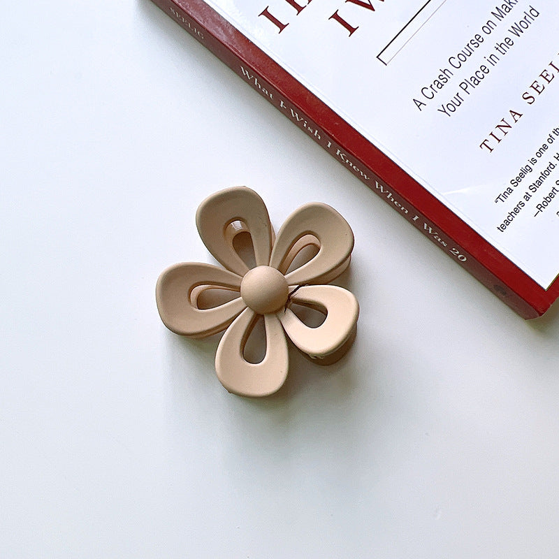 fashion flower plastic hair claws 1 piece