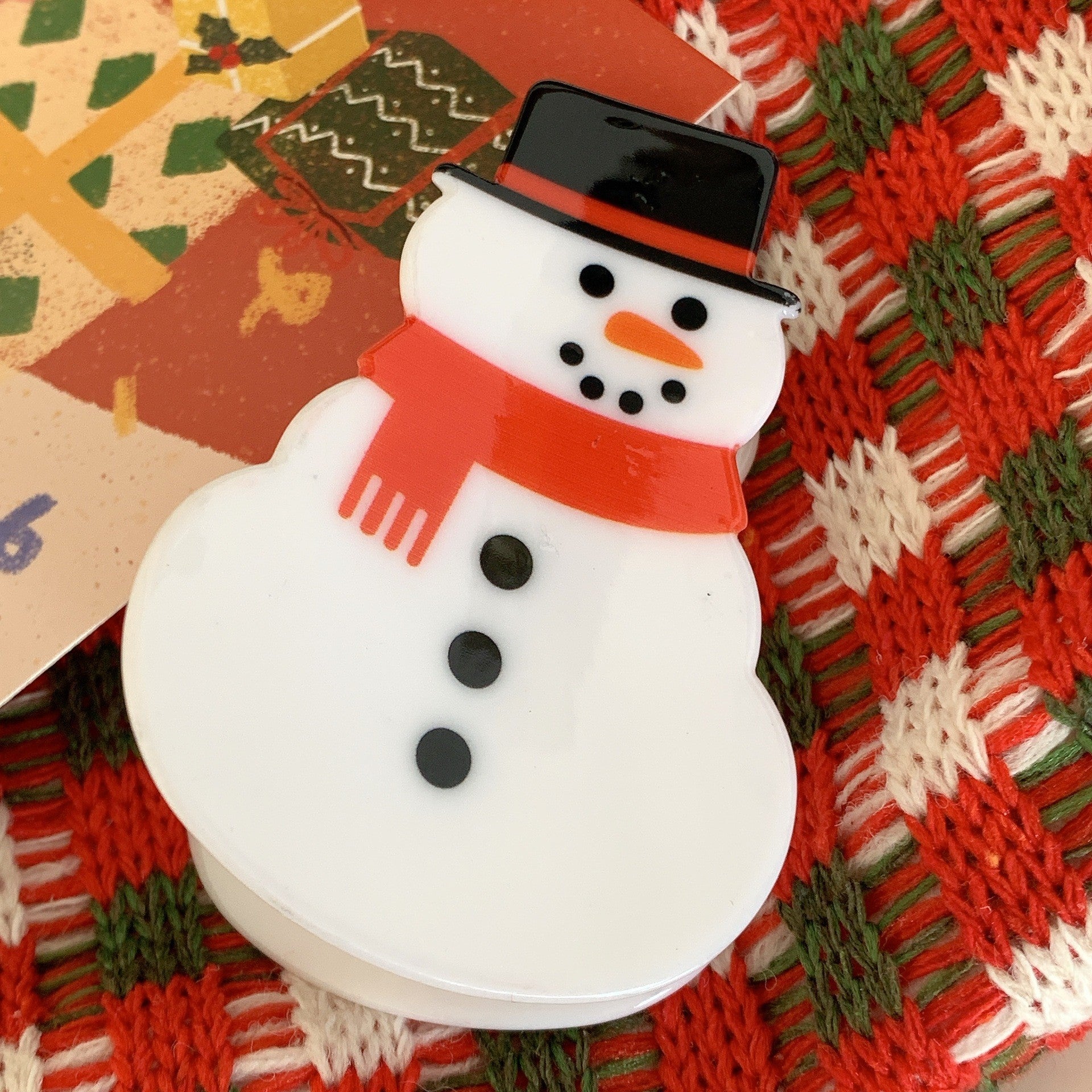 Christmas Cute Women's Christmas Hat Christmas Tree Santa Claus Arylic Hair Claws