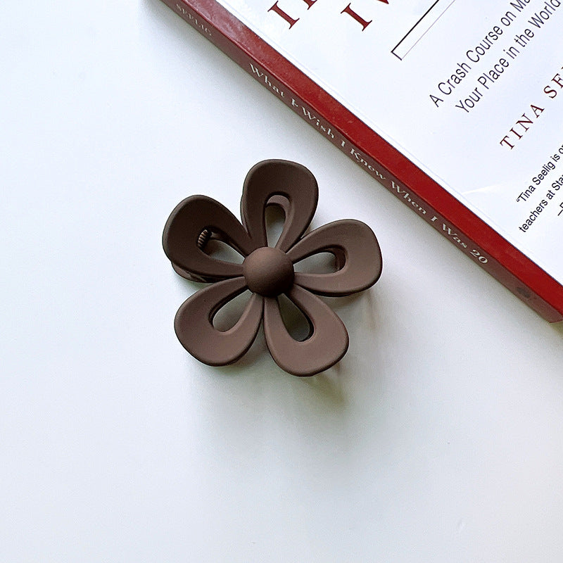 fashion flower plastic hair claws 1 piece