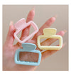 women's simple style geometric arylic hair claws
