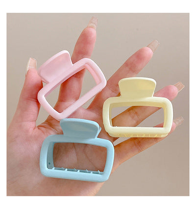 women's simple style geometric arylic hair claws