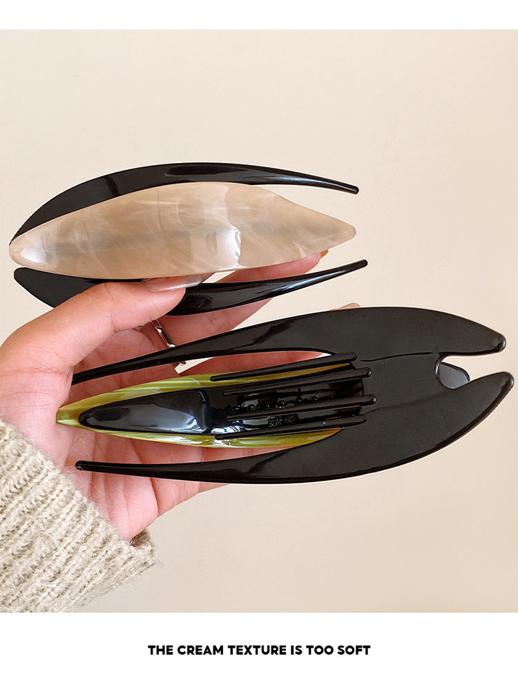 Women's Modern Style Classic Style Geometric Solid Color Arylic Hair Clip