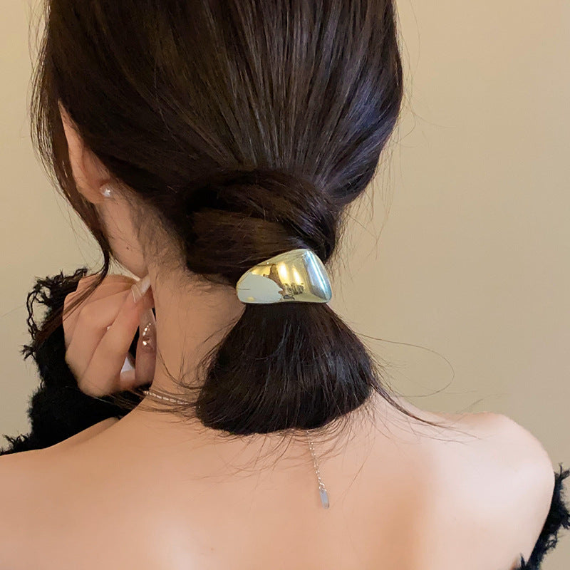 Women's IG Style Simple Style Solid Color Alloy Hair Tie