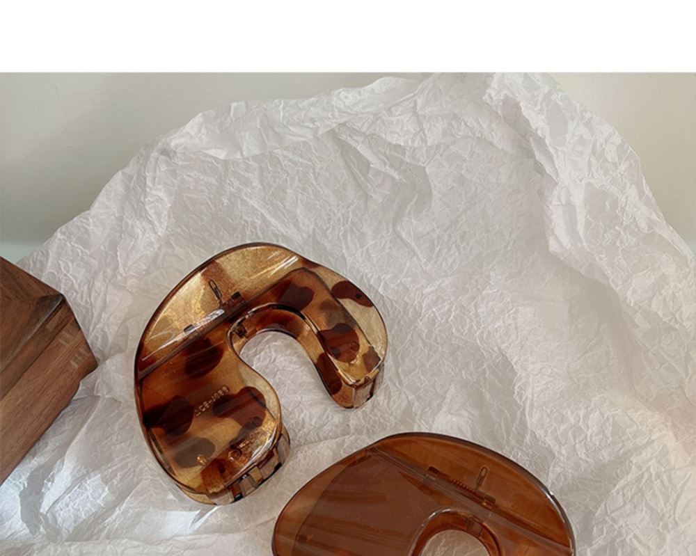 women's ig style geometric plastic stoving varnish hair claws