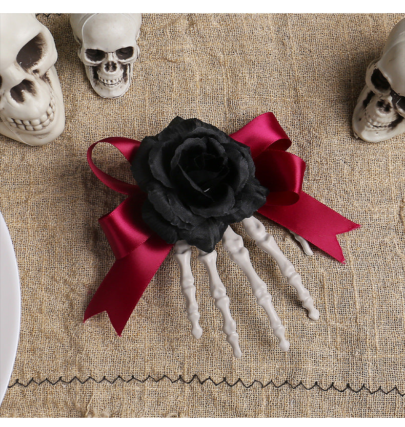 Halloween Simple Style Women's Bow Knot Plastic Hair Clip